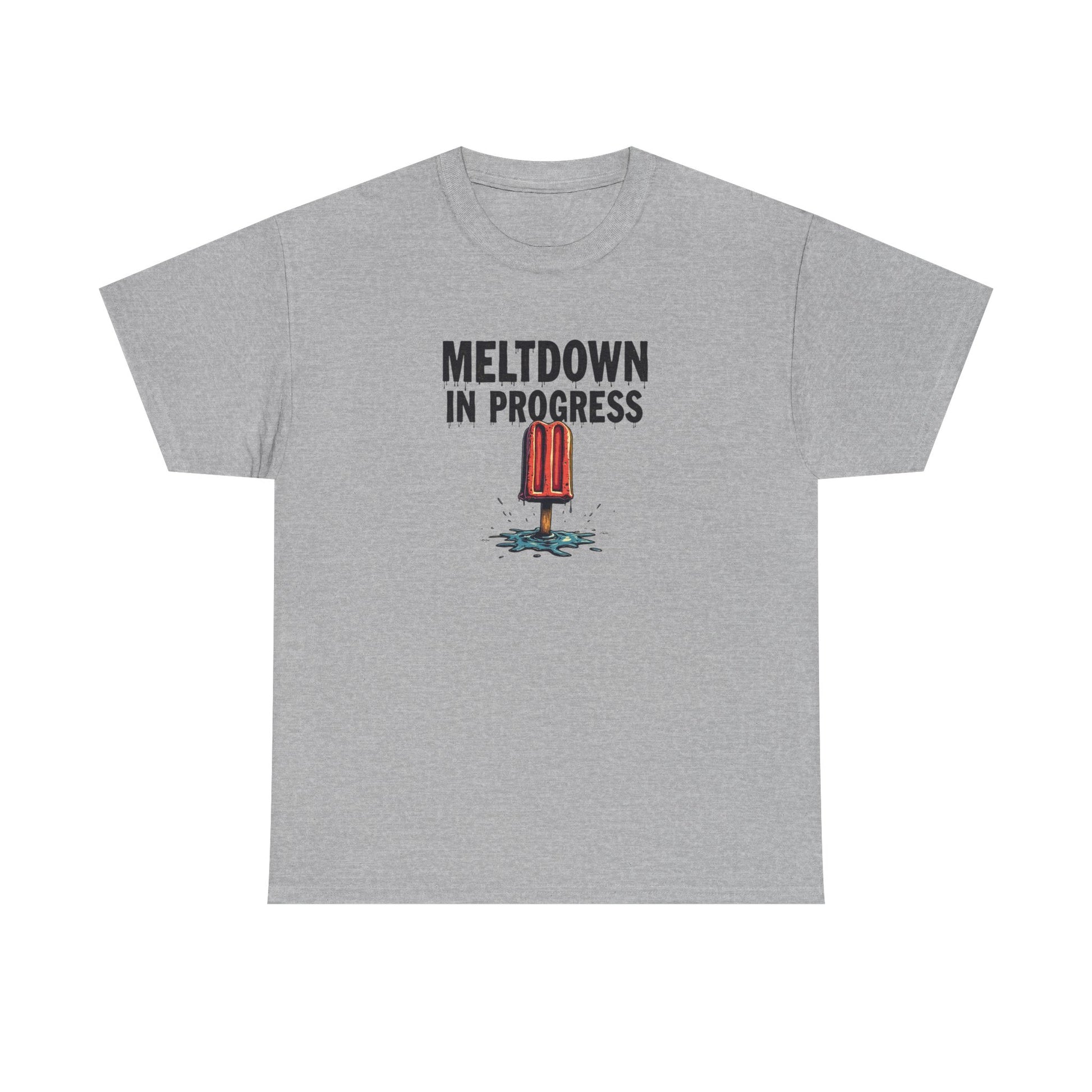 Meltdown in Progress Tee | Fun Summer T-Shirt, Gift for Ice Cream Lovers, Casual Wear, Comfy Everyday Top, Perfect for Hot Days - Psychonaut Swag