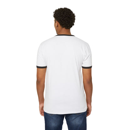 Here for the Treats! Halloween Cat Ringer T-Shirt