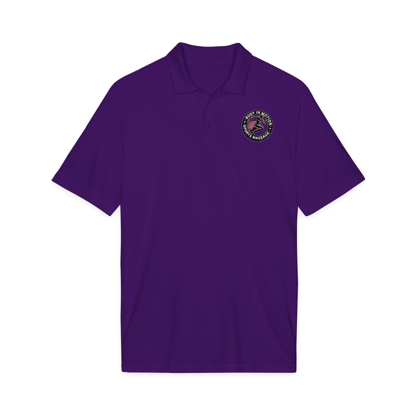 Sports Massage, Embroidered Massage Therapy Logo Polo