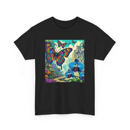 Butterfly Orchid, Unisex Heavy Cotton Tee - Psychonaut Swag