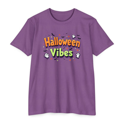 Halloween Vibes Unisex T-Shirt, Spooky Tee, Fall Fashion, Halloween Party Shirt, Gift for Ghost Lovers, Casual Autumn Wear