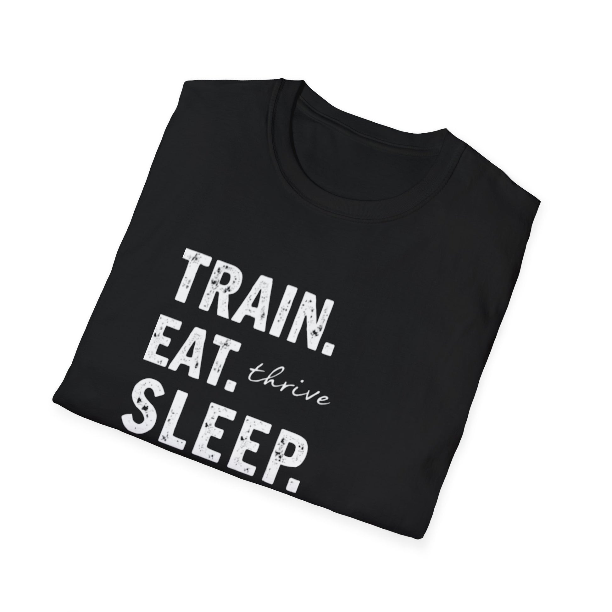 Train Eat Sleep Repeat T-Shirt, Fitness Apparel, Gym Wear, Motivational Shirt, Casual Unisex Tee - Psychonaut Swag