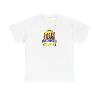 Psychonaut Basic tee, (Small Biz),  Unisex Heavy Cotton Tee, Psychedelic T-Shirt, Gifts for Festival Lovers, Unisex Graphic Tee, Casual Wear, Summer Vibes