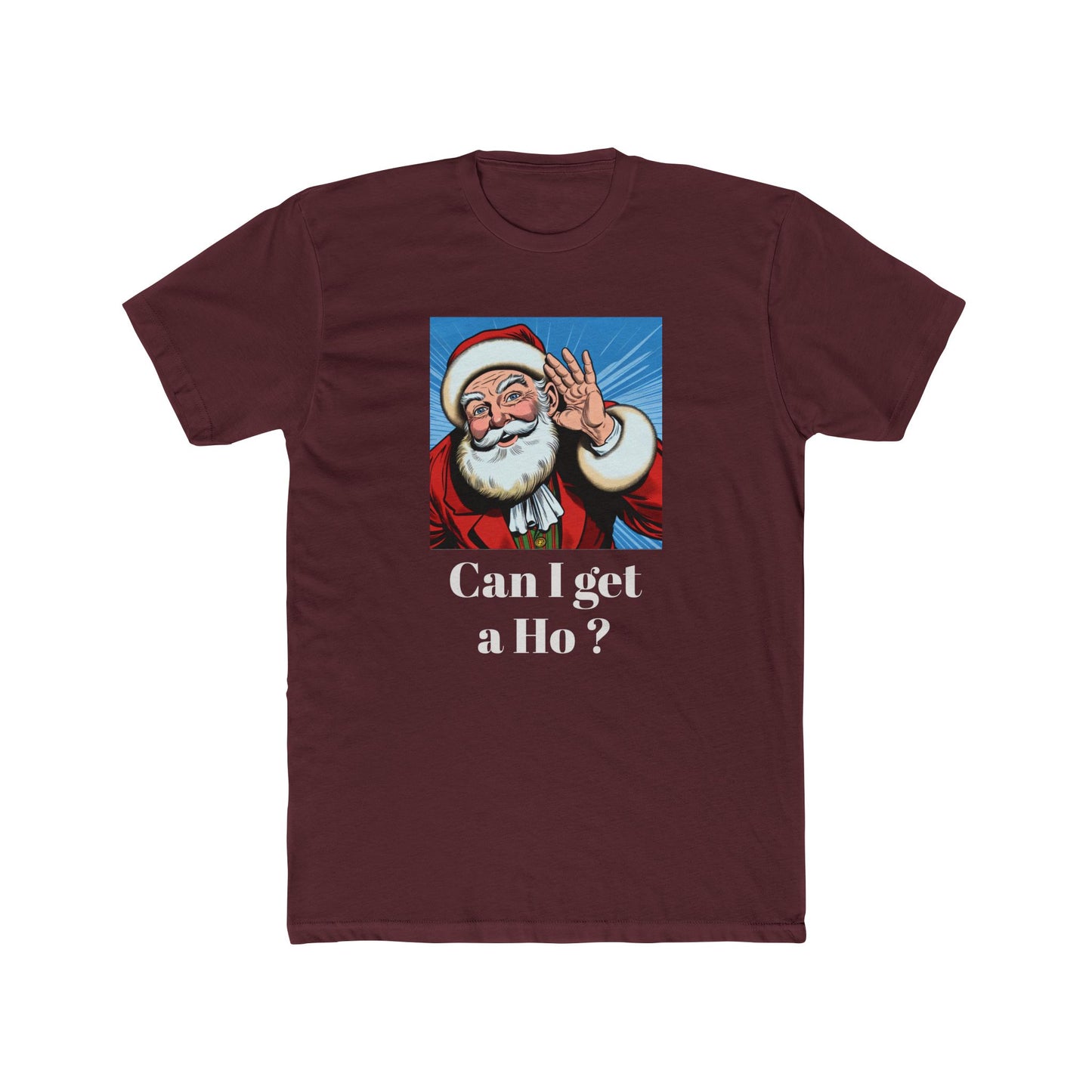Santa Listening to his fans, Christmas T-Shirt — Funny Holiday Sweater Tee