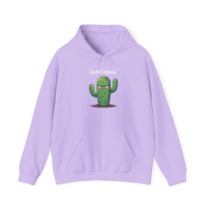 Kinda Huggable, Unisex Heavy Blend Sweatshirt, Comfy Gift, Funny Plant Lover Apparel, Perfect for Casual Outings, Spring Celebration - Psychonaut Swag