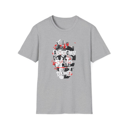 Anarchy State of Mind T-Shirt — "Take Over the Fake Media" Graphic Tee