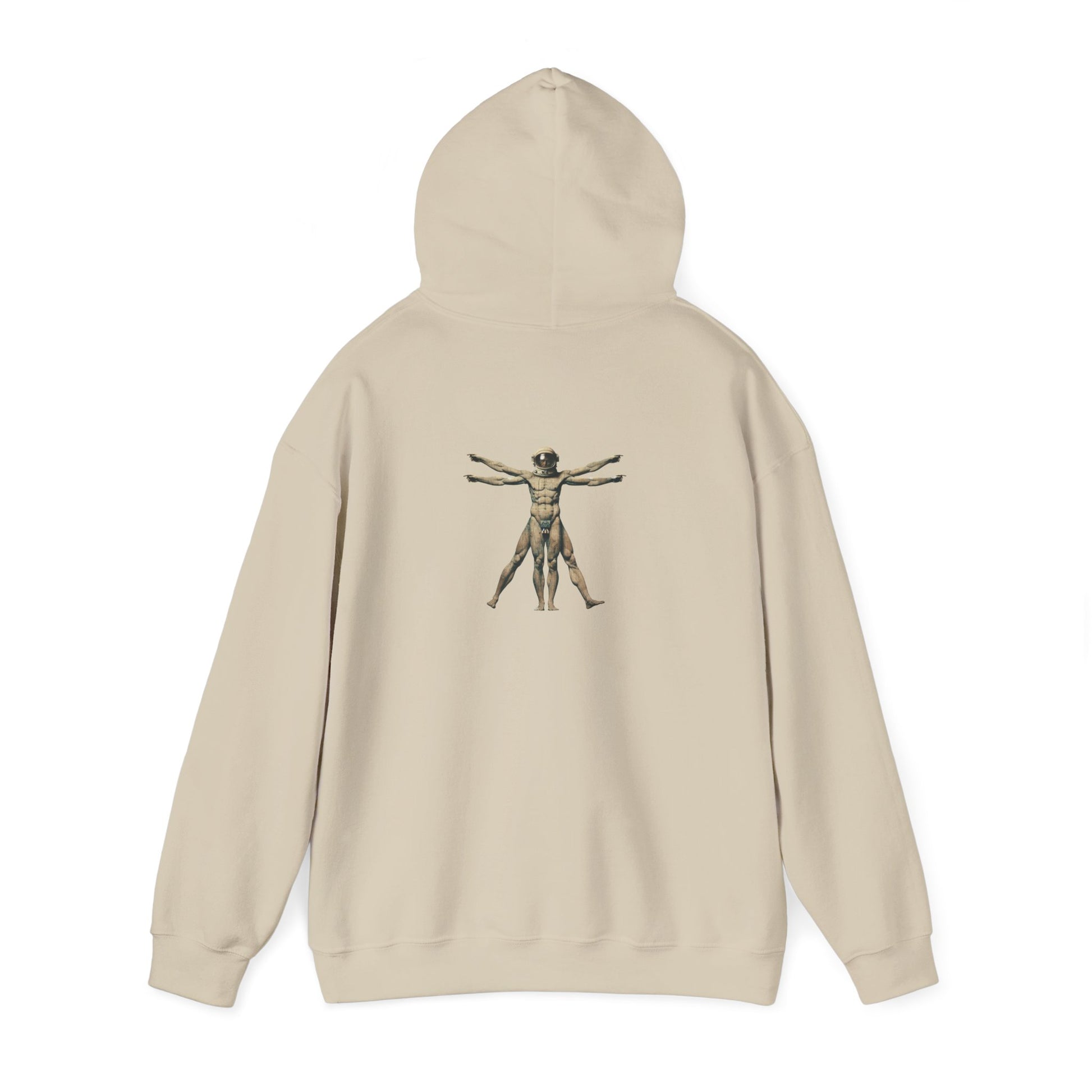 Psychonaut Staple, Vitruvian Hoody,Unisex Heavy Blend™ Hooded Sweatshirt - Psychonaut Swag