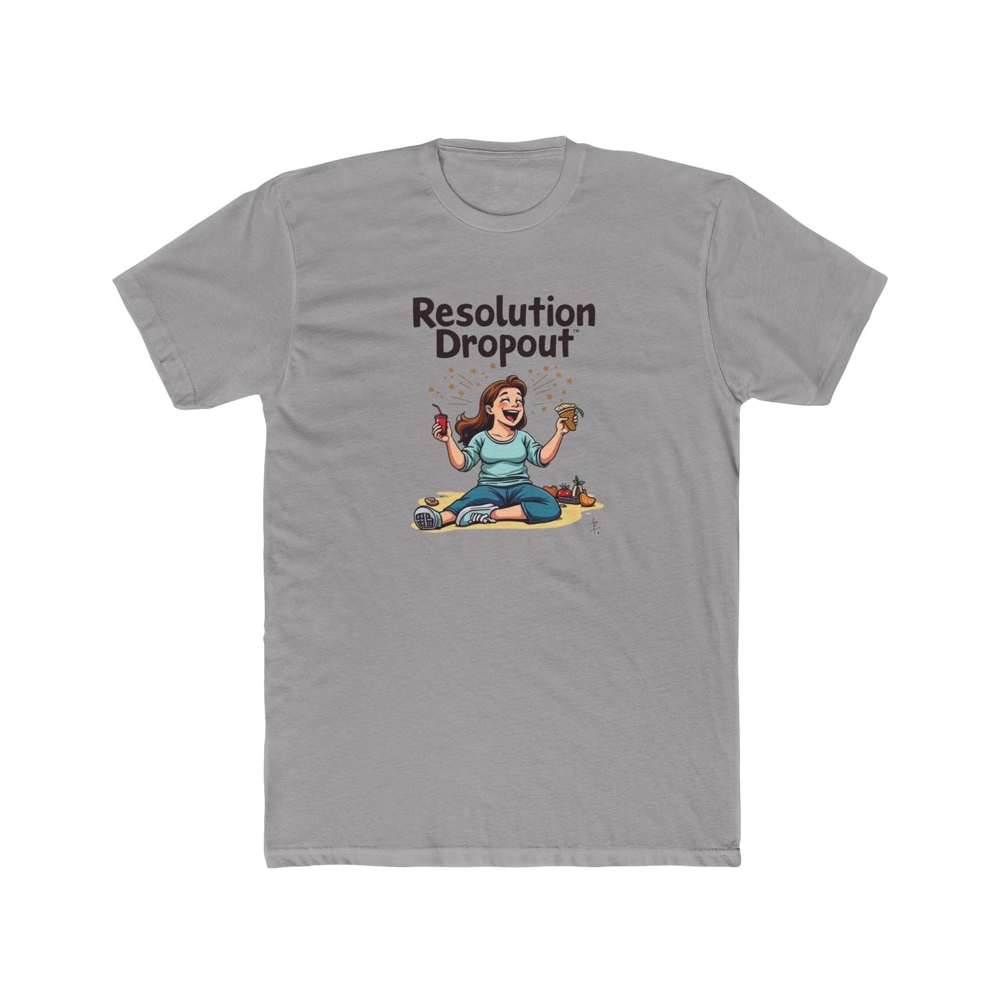 Resolution drop out, Unisex Cotton Crew Tee