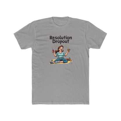 Resolution drop out, Unisex Cotton Crew Tee