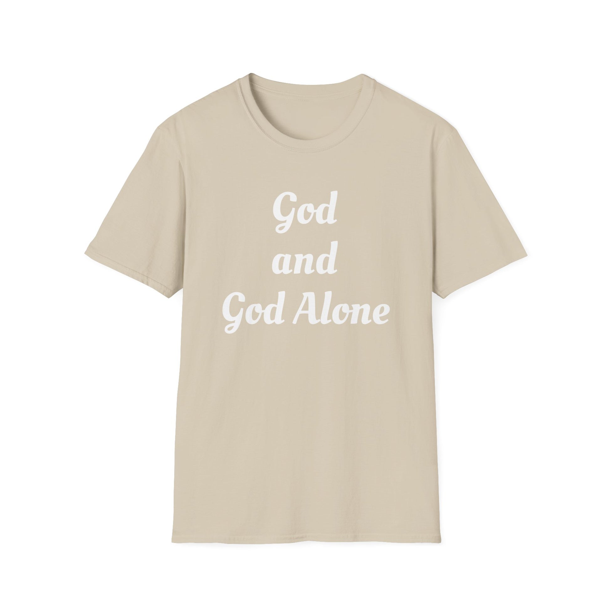 God Alone, Unisex Softstyle T-Shirt - Psychonaut Swag