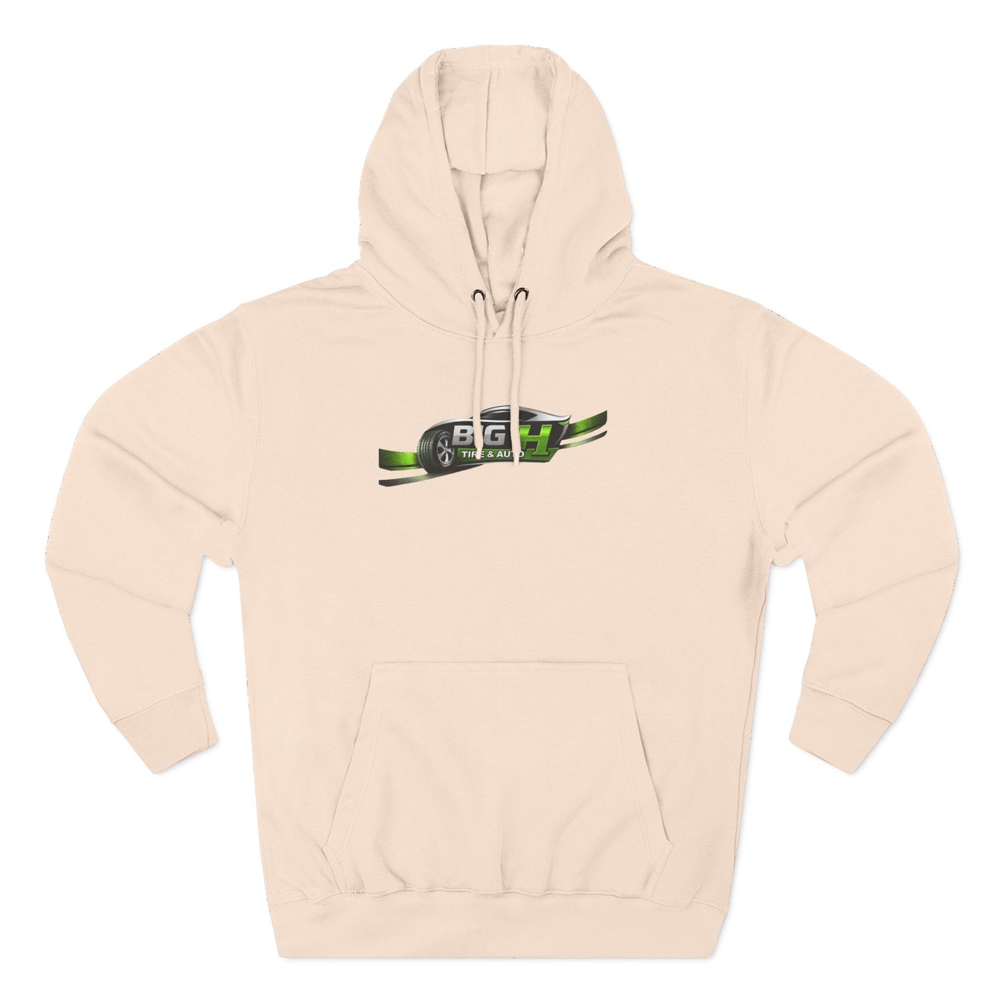 Mechanic Big H, Three-Panel Fleece Hoodie