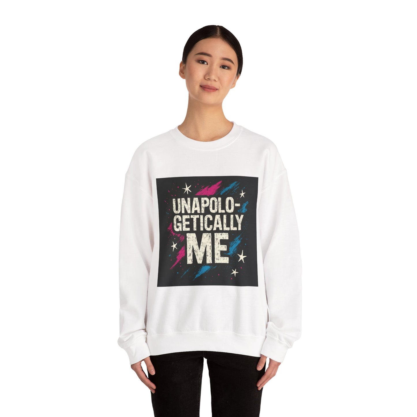 Sweatshirt — "Unapologetically Me" Graphic Crewneck