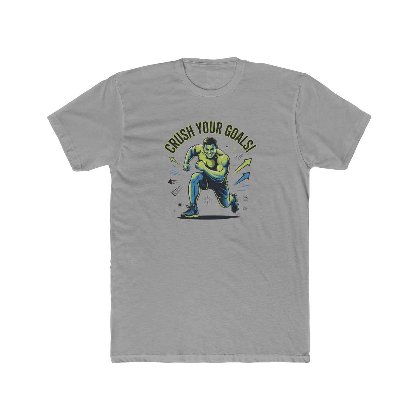 Crush Your Goals T-Shirt — Motivational Fitness Tee for Gym & Workout