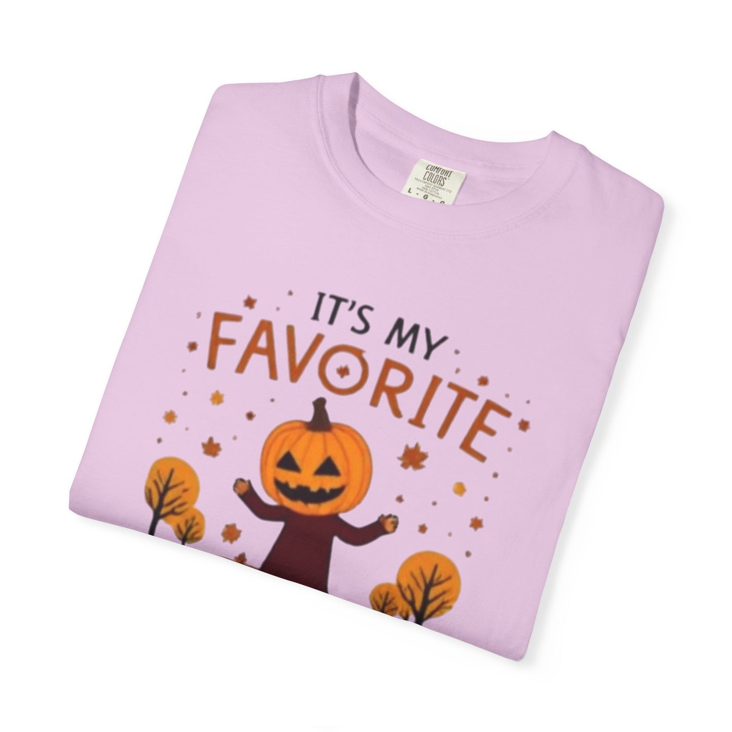 Halloween Pumpkin Head T-Shirt — "It's My Favorite Holiday Season!"