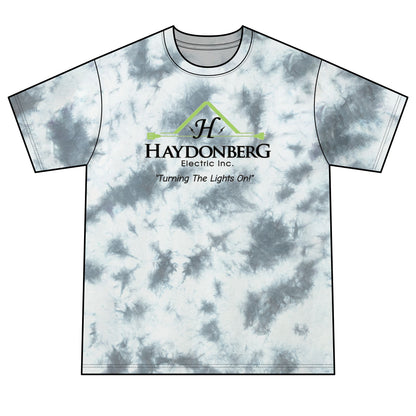 Haydonberg Turning The Lights On, Unisex Crystal Tie-Dye Tee