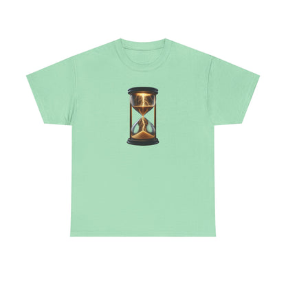 Static Time, Unisex Heavy Cotton Tee - Psychonaut Swag