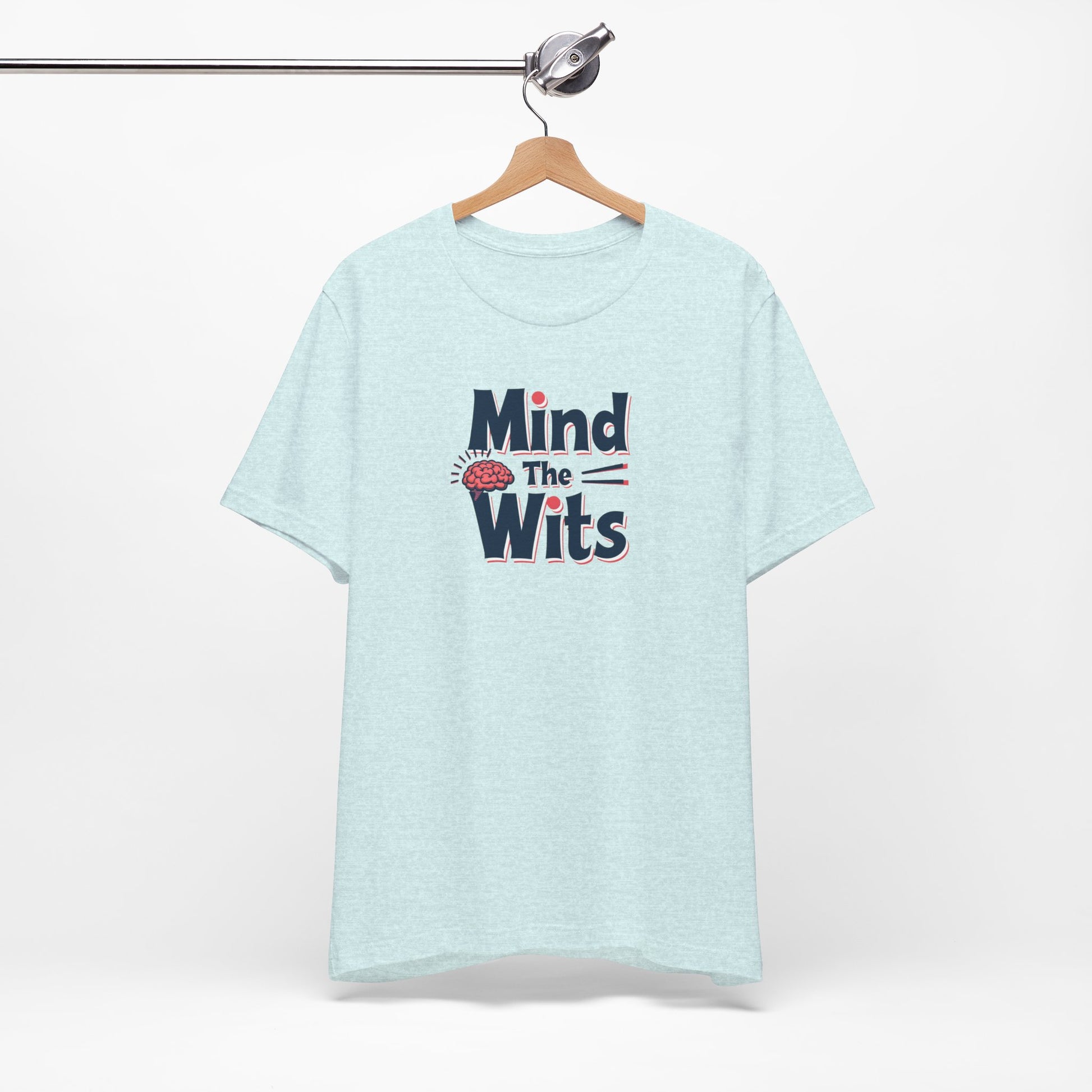 Mind The Wits Unisex Tee - Fun Brainy Humor Shirt for Gift, Casual Wear, Trivia Nights, Brain Games, Educational Events - Psychonaut Swag