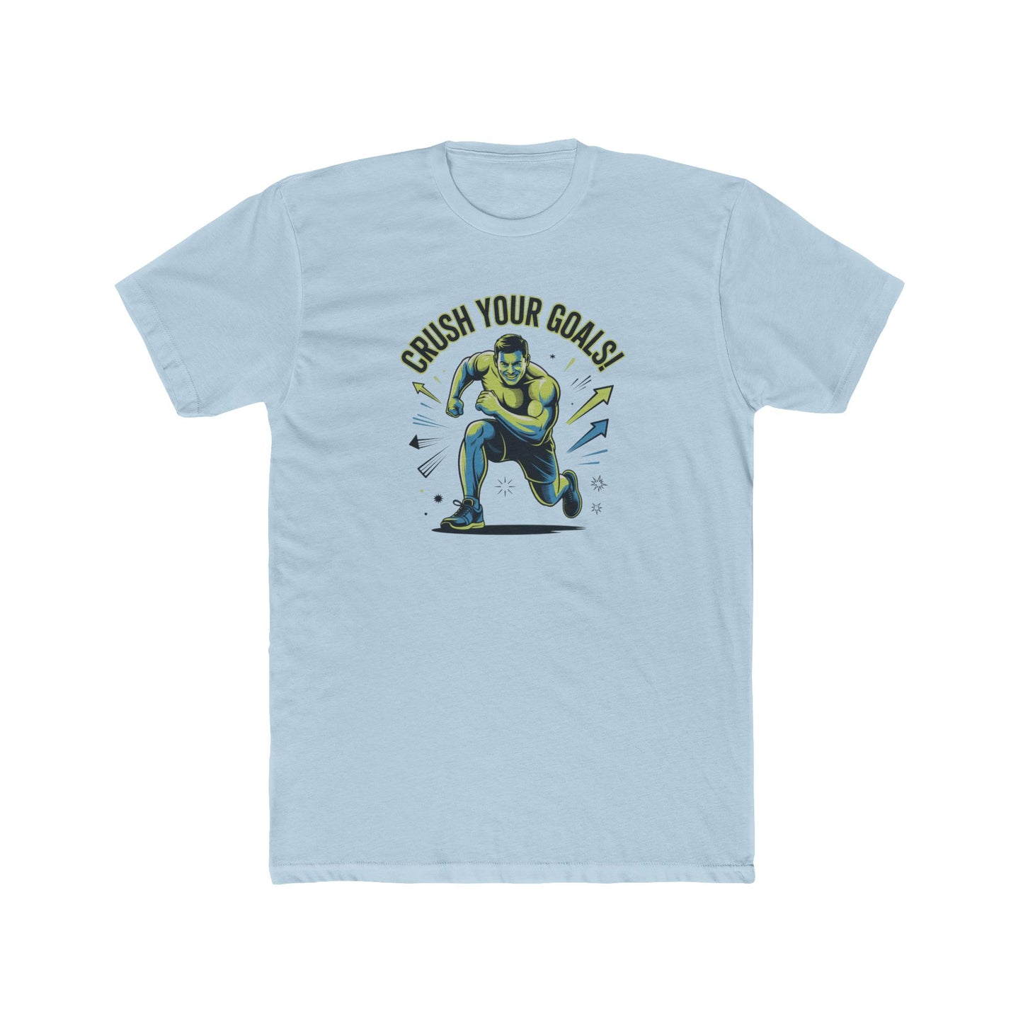 Crush Your Goals T-Shirt — Motivational Fitness Tee for Gym & Workout