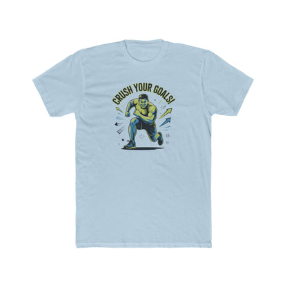 Crush Your Goals T-Shirt — Motivational Fitness Tee for Gym & Workout