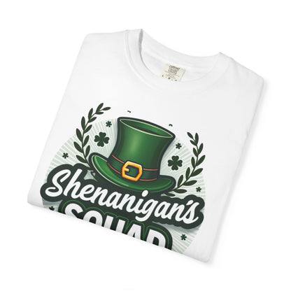 Shenanigan’s Squad T-Shirt — St. Patrick’s Day Leprechaun Hat Tee