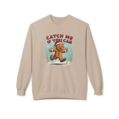 Gingerbread 'Catch Me If You Can' Crewneck Sweatshirt