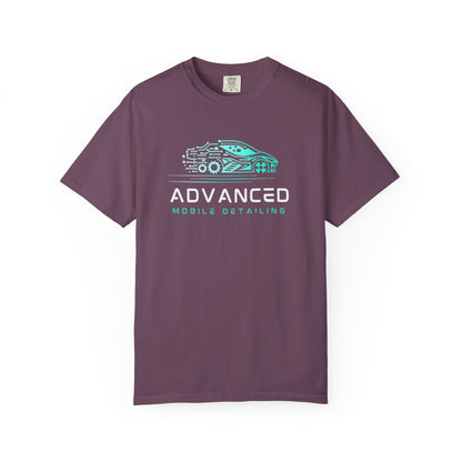 Advanced Mobile, Garment Dyed, T-Shirt, Unisex Graphic Tee, Casual Streetwear, Perfect Gift for Car Lovers, Vintage Style Merch, Everyday Wear