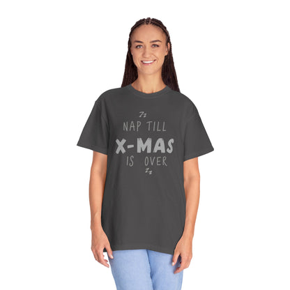 Nap Till X-Mas T-Shirt — Funny Christmas Holiday Tee