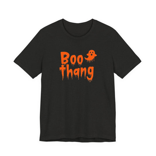 Halloween Boo Thang Unisex Tee, Funny Halloween T-Shirt, Ghost Graphic Tee, Spooky Shirt, Halloween Costume, Fall Fashion