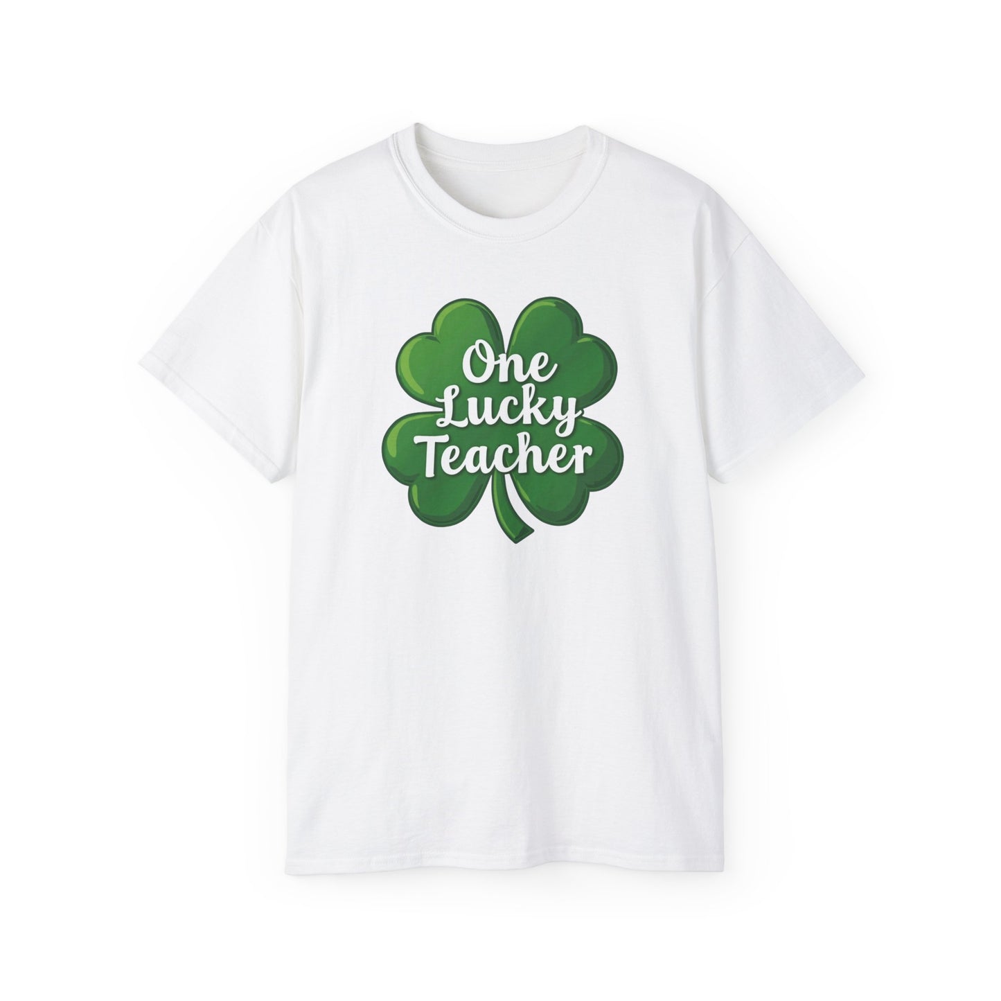 One Lucky Teacher T-Shirt — St. Patrick’s Day Shamrock Teacher Tee