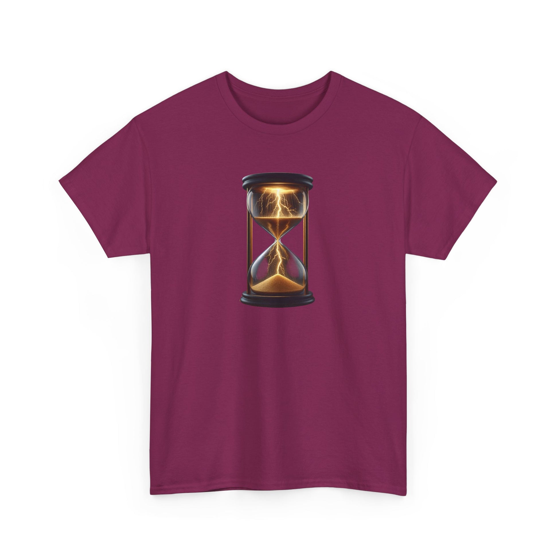 Static Time, Unisex Heavy Cotton Tee - Psychonaut Swag