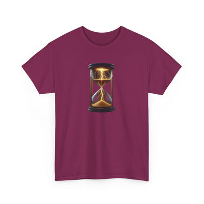Static Time, Unisex Heavy Cotton Tee - Psychonaut Swag