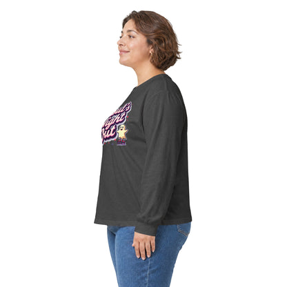 Ghoul's Night Out Long Sleeve Tee — Cute Halloween Ghost Graphic Shirt