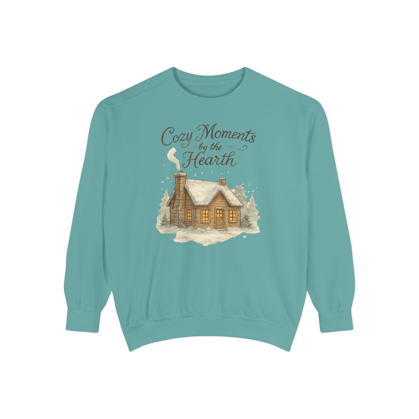 Cozy cabin Unisex Garment-Dyed Sweatshirt