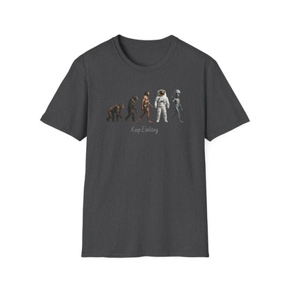 Evolution of Man to Alien T-Shirt — Ape to Alien Graphic Tee