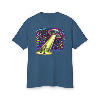 A Wild Trip, UFO sighting, Unisex Garment-Dyed Heavyweight Cotton Tee - Psychonaut Swag