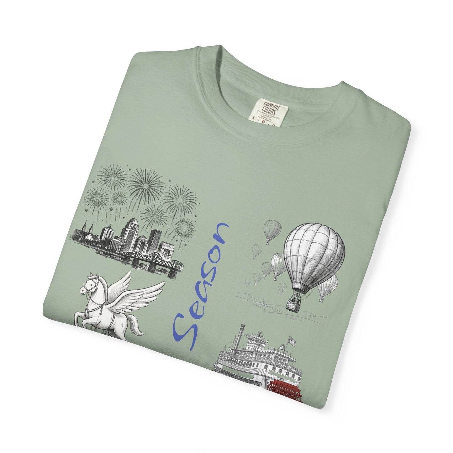 Derby Season T-Shirt — Horse Racing & Balloon Glow Festival Tee