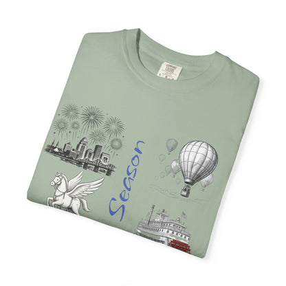 Derby Season T-Shirt — Horse Racing & Balloon Glow Festival Tee