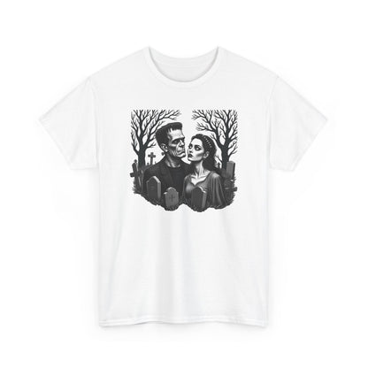 Gothic 'Until Forever' Couple Tee — Anniversary Season Graphic T-Shirt