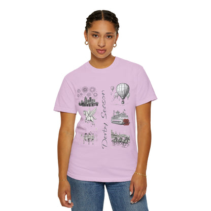 Derby Season T-Shirt — Horse Racing & Balloon Glow Festival Tee