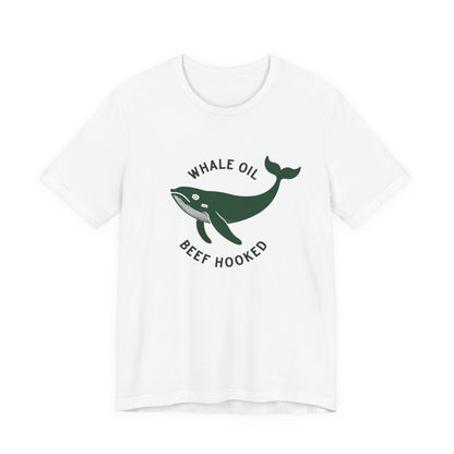 Whale Oil Beef Hooked, Unisex Jersey Short Sleeve Tee
