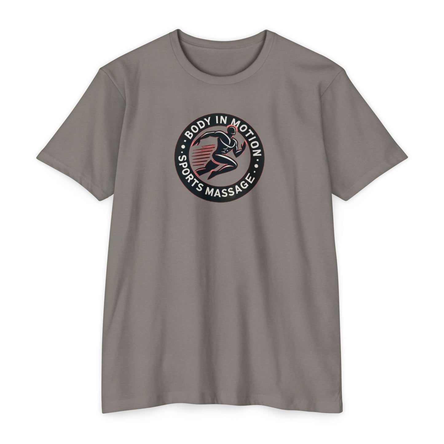 Body In Motion Sports Massage T-Shirt — Recovery & Mobility Athletic Tee