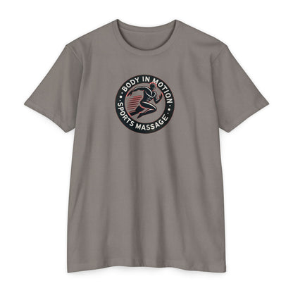 Body In Motion Sports Massage T-Shirt — Recovery & Mobility Athletic Tee