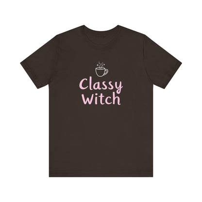Classy Witch Unisex T-Shirt, Cute Witch Halloween Tee, Gift for Witches, Classy Witch Apparel, Cozy Everyday Wear, Witchy Style