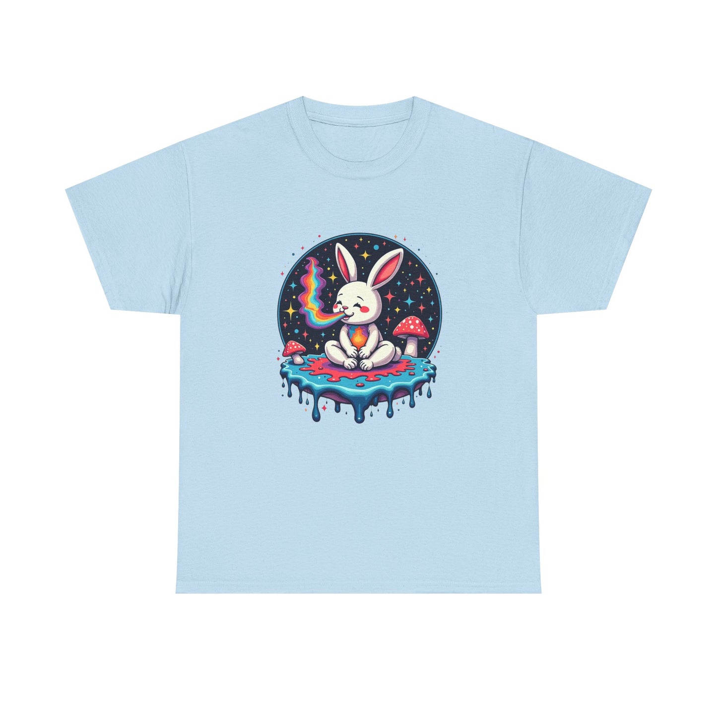 Mystical Bunny Tee — Cute Meditating Rabbit Graphic T-Shirt