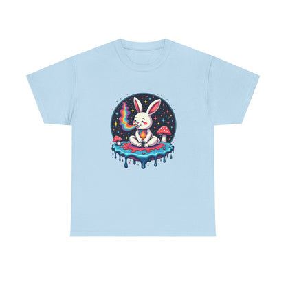 Mystical Bunny Tee — Cute Meditating Rabbit Graphic T-Shirt