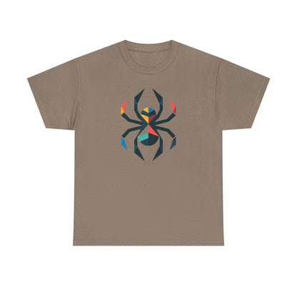 Colorful Spider, Graphic Unisex Heavy Cotton Tee - Psychonaut Swag