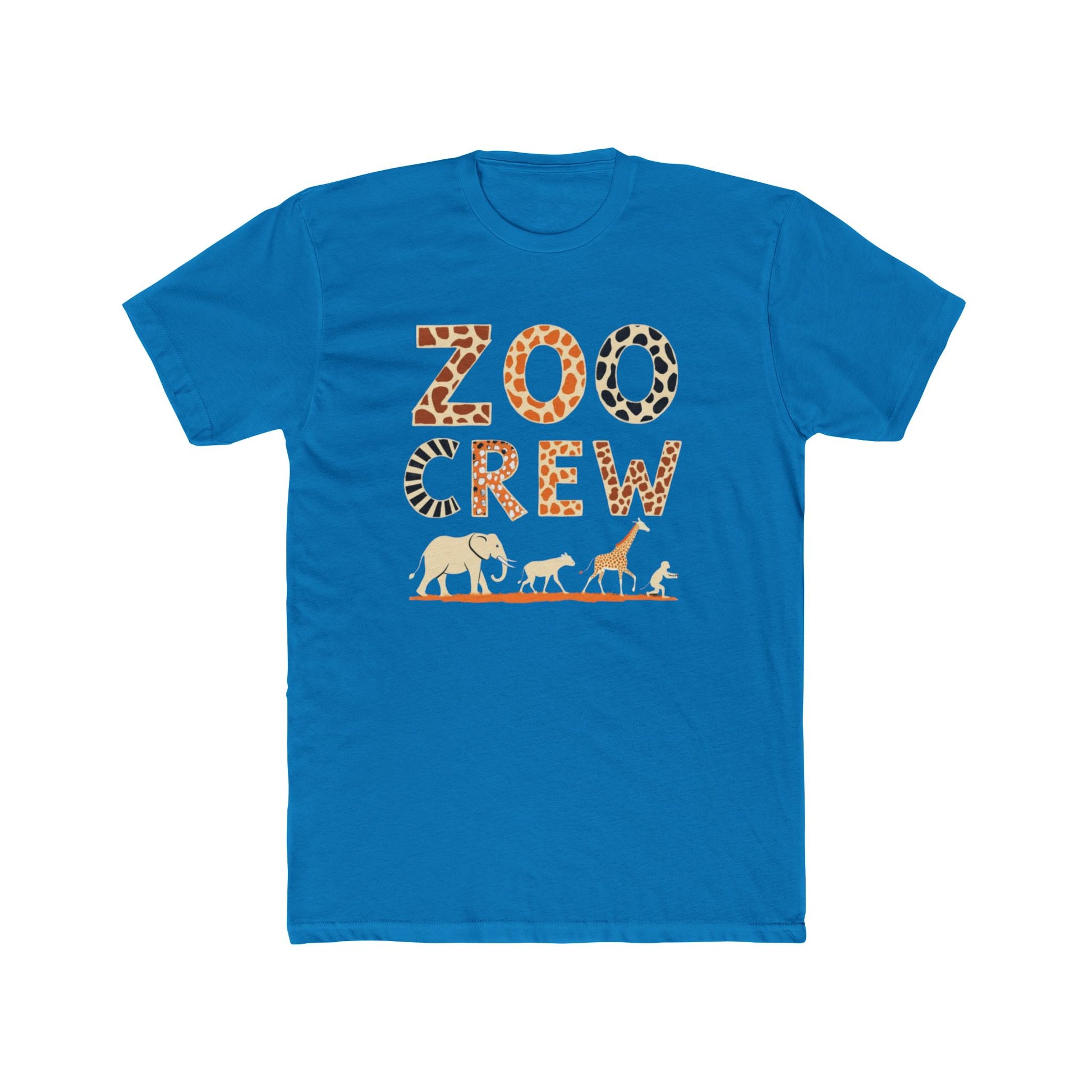 Zoo Crew Unisex Cotton Crew Tee, Animal Shirt, Wildlife Apparel, Zoo Membership Gift, Family Outing Tee, Fun Educational Outfits - Psychonaut Swag