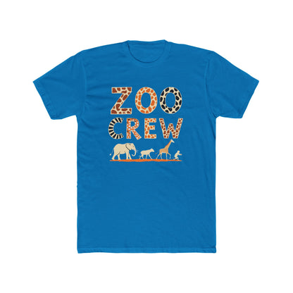 Zoo Crew Unisex Cotton Crew Tee, Animal Shirt, Wildlife Apparel, Zoo Membership Gift, Family Outing Tee, Fun Educational Outfits - Psychonaut Swag