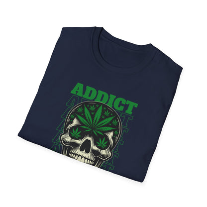 Cannabis Addict T-Shirt — Funny Marijuana Graphic Tee