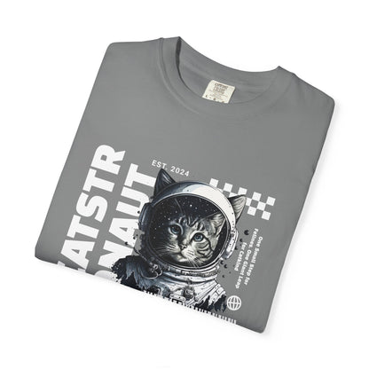 Castronaut, Astronaut Cat, Unisex Garment-Dyed T-shirt